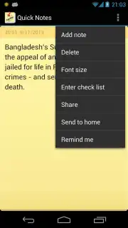 Quick notes capture 2
