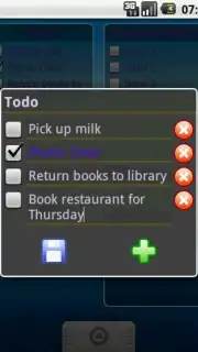 To-Do List Widget capture 1