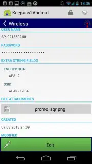 Keepass2Android Offline capture 5