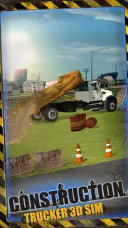 Construction Trucker 3D Sim capture 3