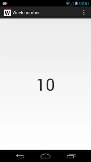 Week number capture 2