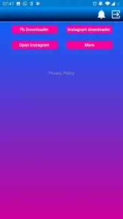 Insta Fb Downloader -Image video downloader capture 1