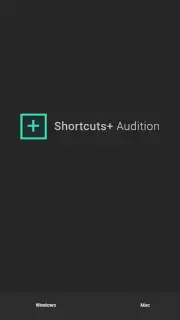 Shortcuts+ Audition capture 2