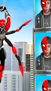 Black Spider Rope Superhero capture 8