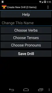 Spanish Verb Trainer capture 1