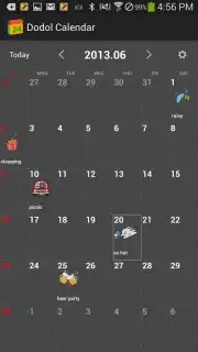 dodol Calendar Widget capture 3