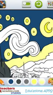 Vincent van Gogh Coloring Book capture 13