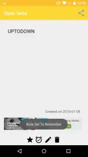 Open Note capture 1