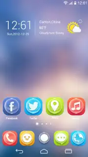 Clean GO Launcher Theme capture 4