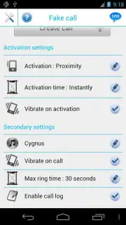 Ложный вызов и SMS capture 7