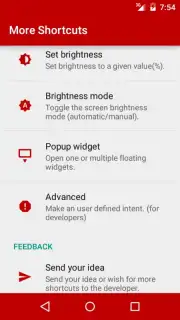 More Shortcuts capture 4