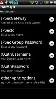 VPNC Widget capture 1