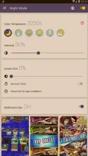 Night mode - Blue light filter capture 2