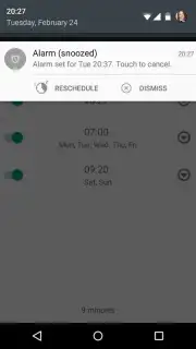 Простой будильник capture 8