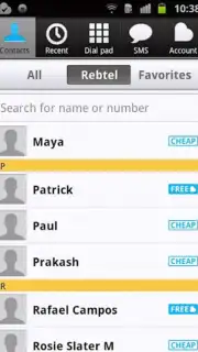 Rebtel: Llamadas y SMS Gratis capture 1