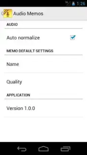Audio Memos capture 3