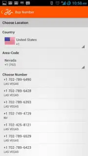 Hushed - Anonymous Calls, SMS capture 2