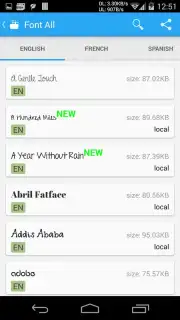 iFont (Expert of Fonts) capture 3