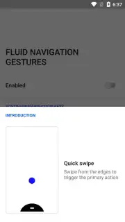 Fluid Navigation Gestures capture 1