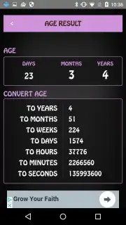 Age Calculator offline pro capture 3