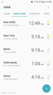 Samsung Clock capture 3
