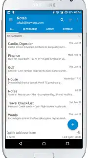 Tasks & Notes capture 3