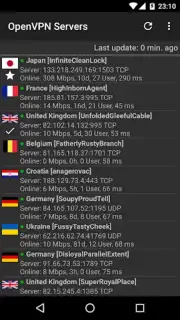 VPN Servers capture 2