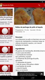 Receta De Pollo capture 1