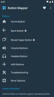 Button Mapper: Remap your keys capture 1
