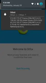 Orfox: Tor Browser capture 2