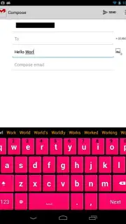 Pink Keyboard capture 14