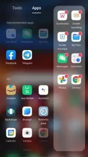 ColorOS Smart Sidebar capture 1