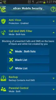 eScan Mobile Security capture 7