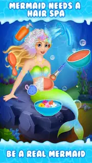 Newborn mermaid baby care game capture 3