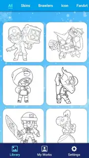 Coloring Brawl Stars capture 6