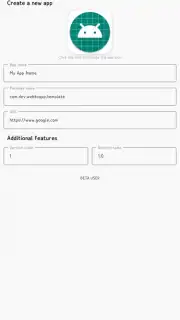WebToApp capture 1