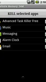 Advanced Task Killer capture 1
