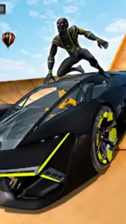 Superhero Car Stunt- Car Games capture 6