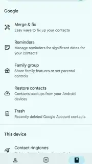 Google Contacts capture 6