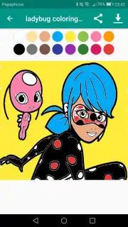 Coloring Ladybug & Blackcat capture 4