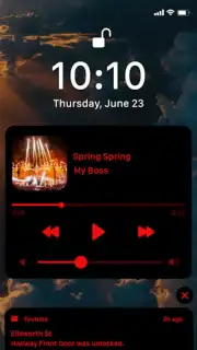 Wow Red Black Theme, Icon Pack capture 5