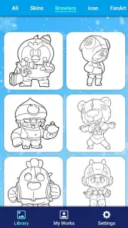 Coloring Brawl Stars capture 9