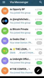 Via Messenger - Unofficial Telegram App capture 9