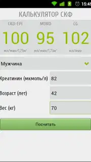 Калькулятор СКФ capture 1