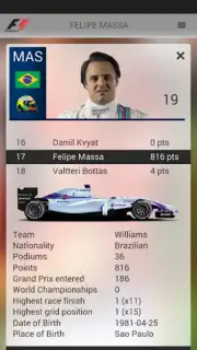 Official F1 ® App capture 6