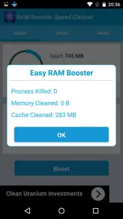 RAM Booster Speed Cleaner capture 2