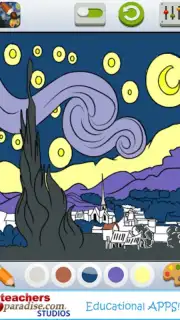 Vincent van Gogh Coloring Book capture 15