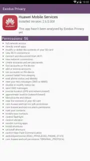 Exodus Privacy capture 1
