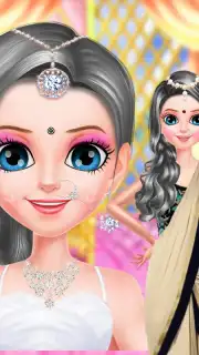 Indian Gopi Doll Makeover- Indian Bridal Fashion capture 1
