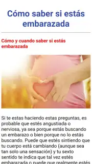 Saber si estoy embarazada capture 3